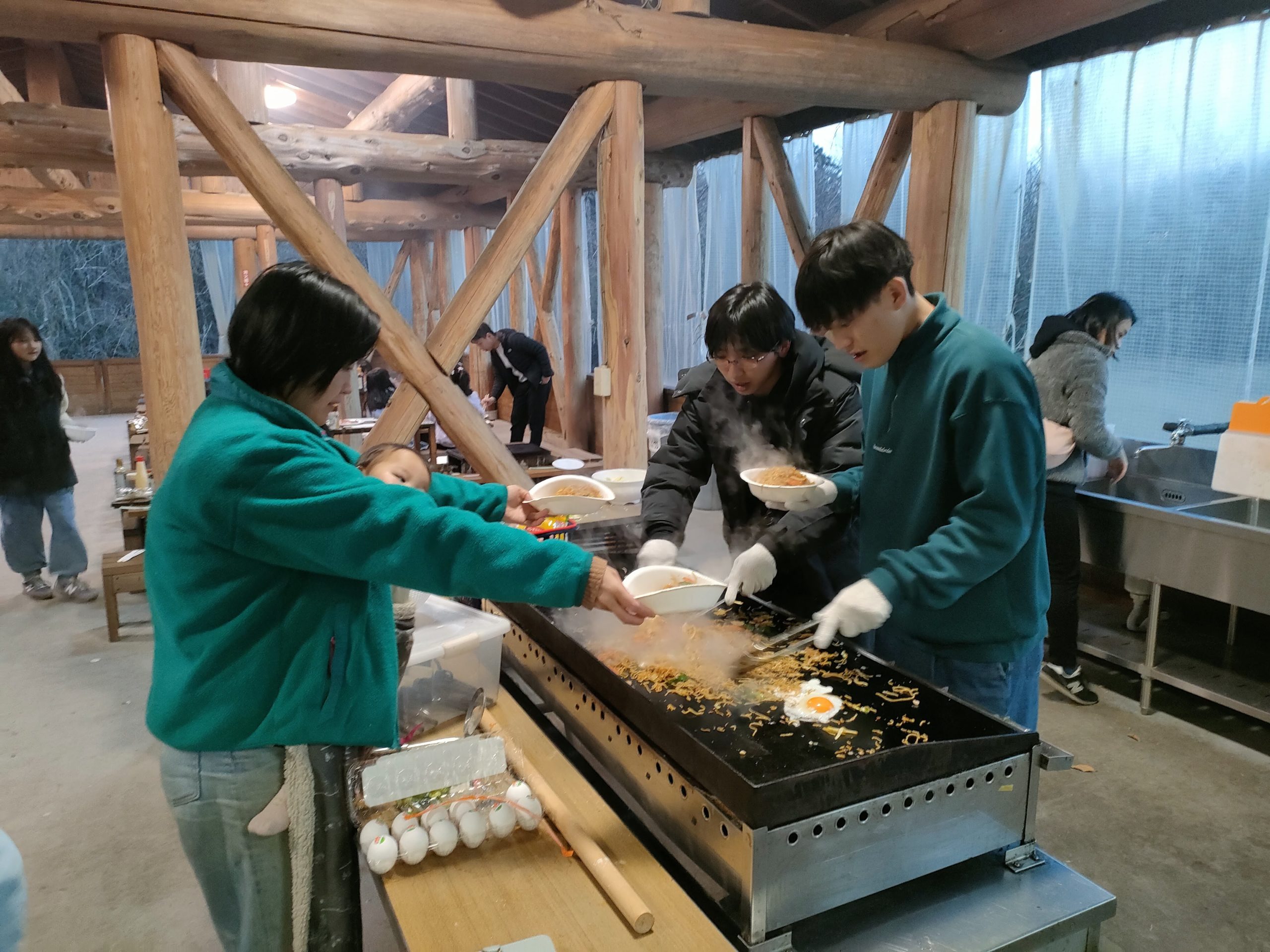 aini school修学旅行BBQ