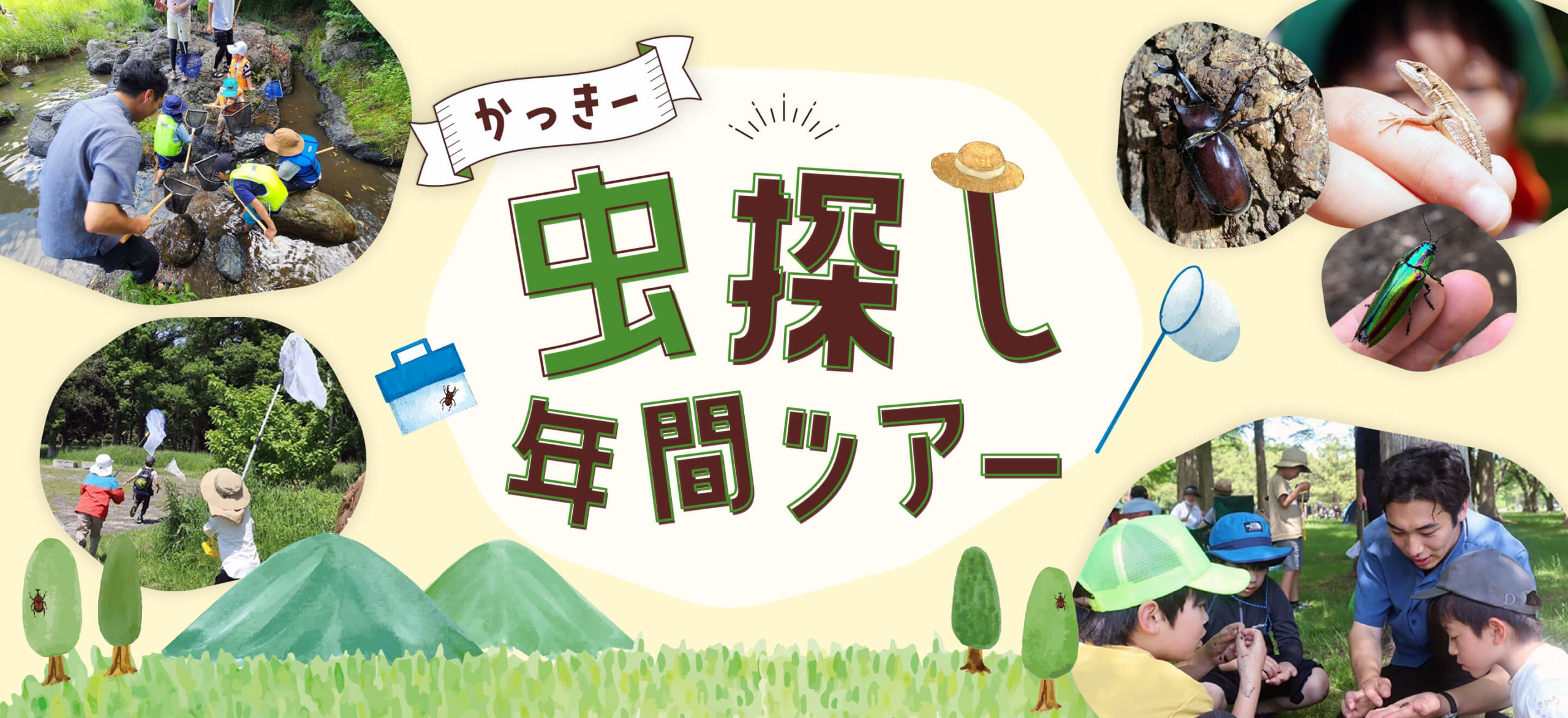 かっきー虫探し年間ツアー