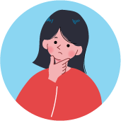 困った顔の学生