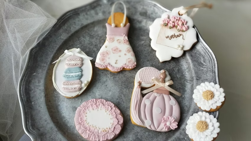 フラワーアイシングクッキー